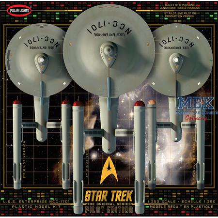 Star Trek TOS U.S.S. Enterprise w/pilot 1:350