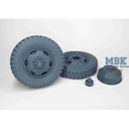 M3 Halftrack early front wheels (weighted) type 1