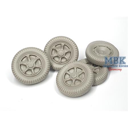 Autoblinda road wheels (weighted) AB 41-43 type 3