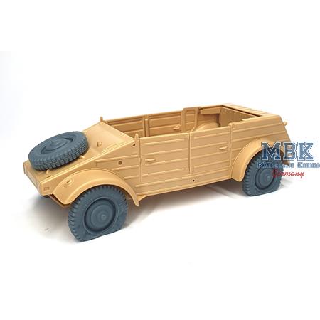 VW Kubelwagen road wheels w/caps (flat) type 1