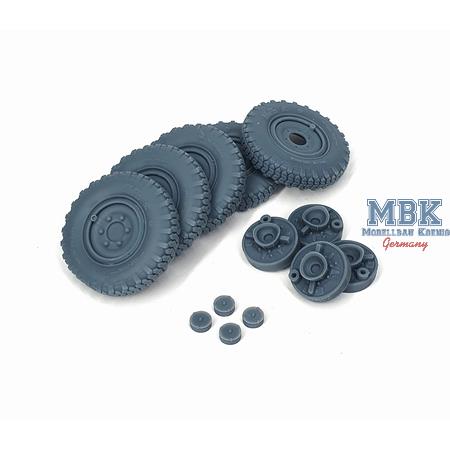Sd.Kfz 222 late wheels set (weighted) Typ 2 (TAM)