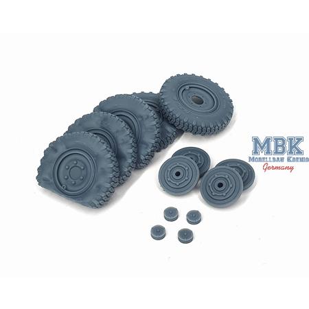 Sd.Kfz 222 late flat wheels set Typ 2 (HB)