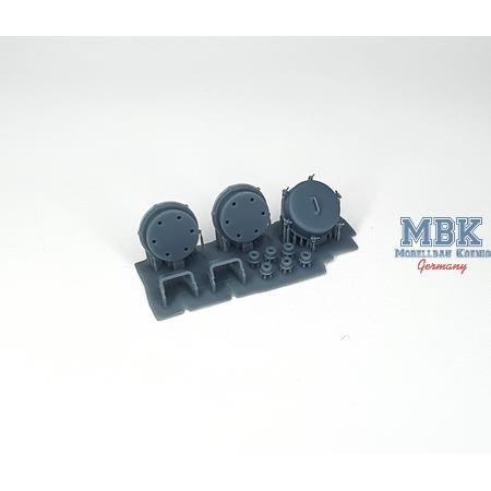 Ventilator set for Tiger I Mid/Late Production