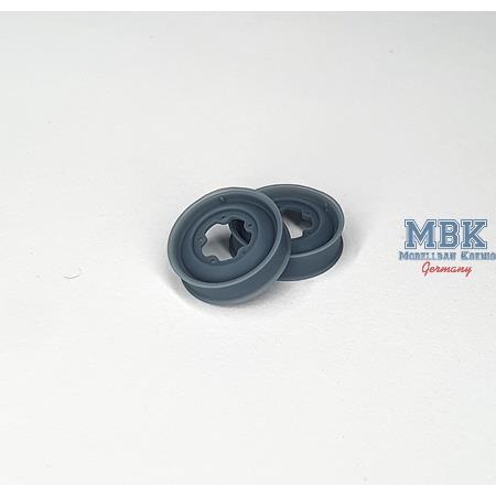 VW Kubelwagen/Schwimmwagen spare wheel rim (2pcs)