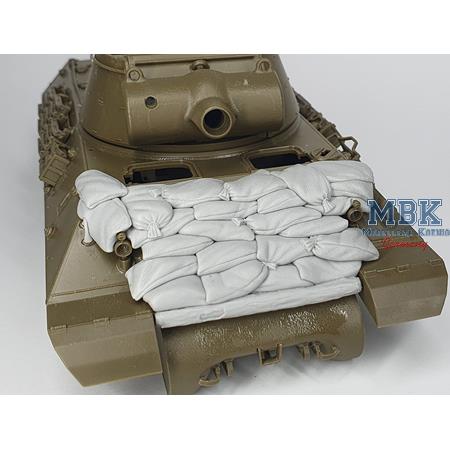 Sandbags armor for M36 Jackson (for Tamiya)