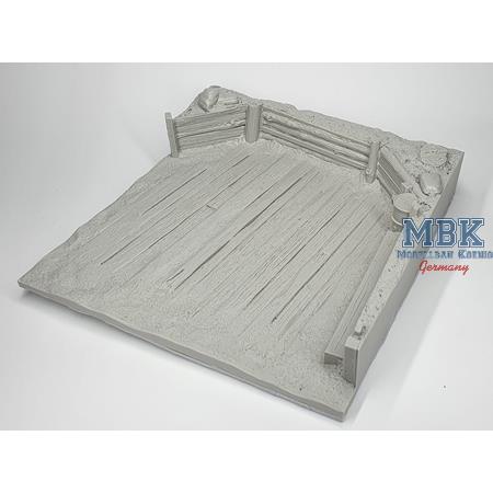 Reinforced base for AT gun (15 x 15 cm)