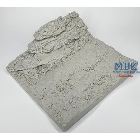 Desert stone base (15 x 15 cm)