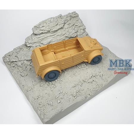 Desert stone base (15 x 15 cm)