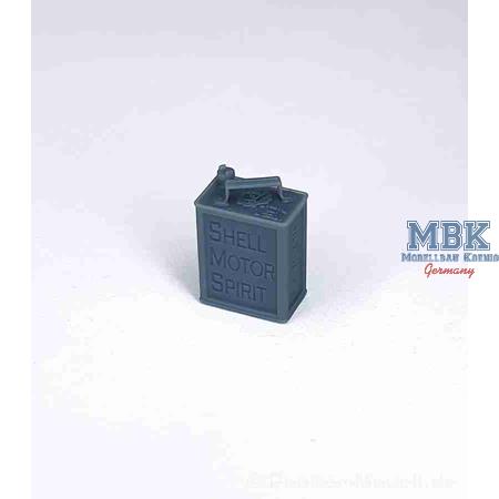 GB 2 gal fuel jerry cans / Treibstoffknst. (9 pcs)