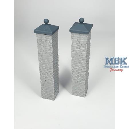 Brick pillars  / Ziegelpfeiler (2 pcs)
