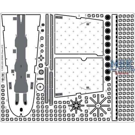 USS BB-63 Missouri BATTLESHIP Detail Up Set 1/350