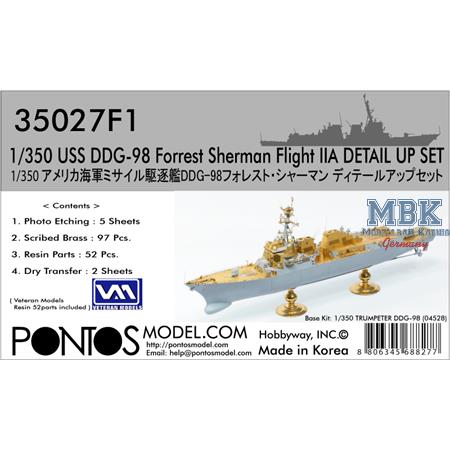 DDG-98 Forrest Sherman Flight IIa Detail Up Set