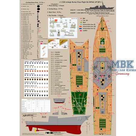 DDG-98 Forrest Sherman Flight IIa Detail Up Set