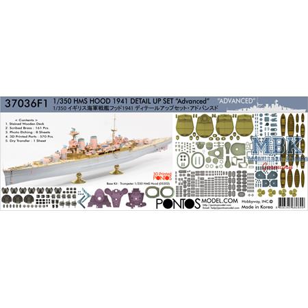 HMS Hood 1941 Detail Up Set "Advanced"