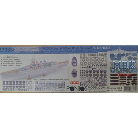 Italian Regia Marina Roma Detail Up Set