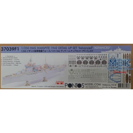 HMS Warspite Detail Up Set