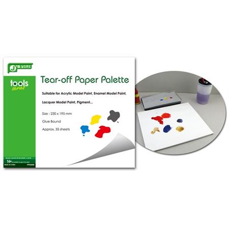 Tear-off Paper Palette, Spezialpapier für Bemalung
