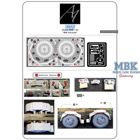 Hawk MIM 23 BW Version Conversion kit / Umbausatz