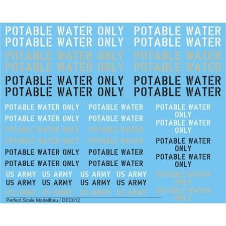 Decals "Potable Water"