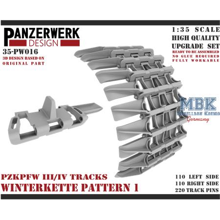 Panzer III/IV Winterkette A Tracks 1/35