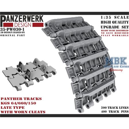 Panther late Tracks Worn Cleats 1/35