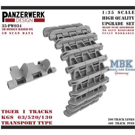 Tiger I transport Tracks 1/35