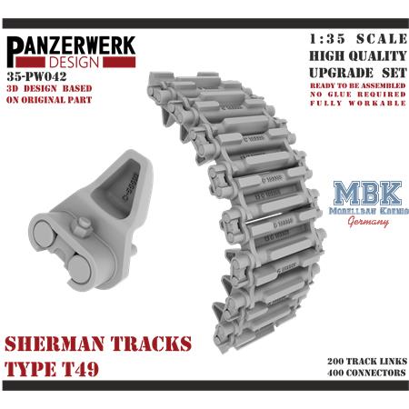 Sherman Type T49 Tracks 1/35
