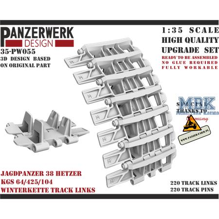 Hetzer Winterkette Tracks 1/35