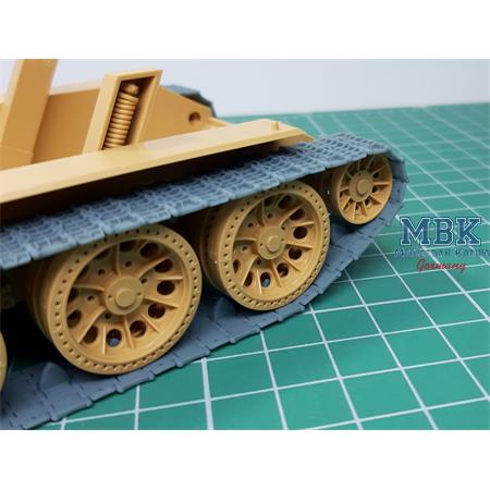 T-34 waffle pattern split late Tracks 1/35