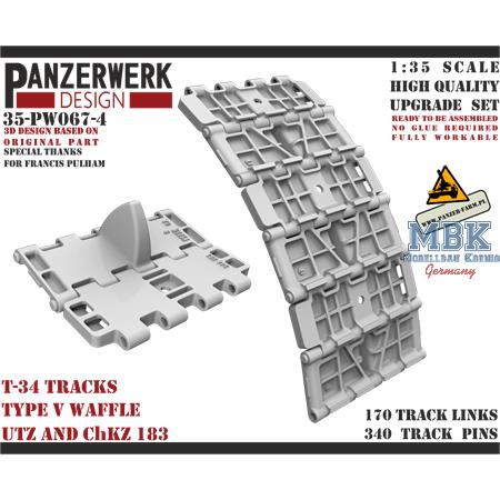 T-34 V waffle Tracks 1/35