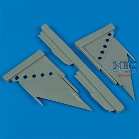 MiG-21MF/bis/SMT correct stabilizers für Fujimi Ba