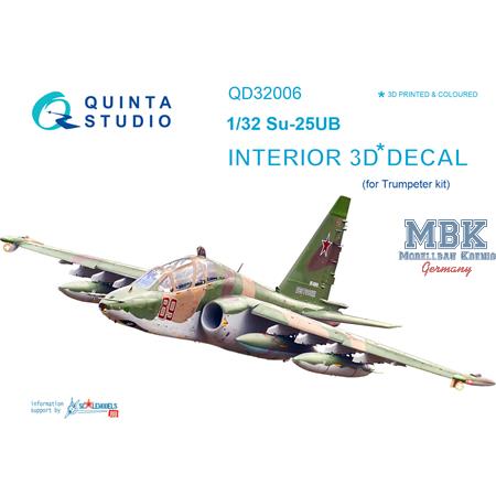 Su-25UB  3D-Printed & coloured Interior