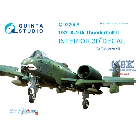 A-10A 3D-Printed & coloured Interior