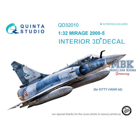 Mirage 2000-5 3D-Printed & coloured Interior