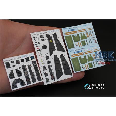 Mirage 2000B-5 3D-Printed & coloured Interior