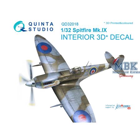 Spitfire Mk.IX  3D-Printed & coloured Interior