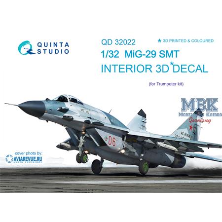 MiG-29SMT 3D-Printed & coloured Interior