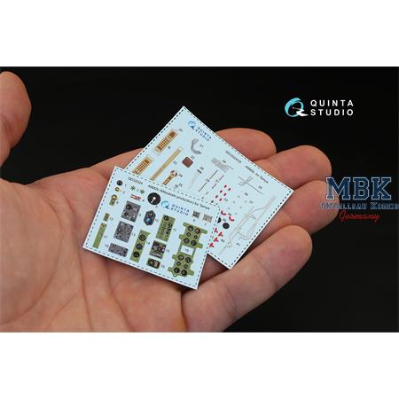 A6M2b (Mitsubishi) 3D-Printed & coloured Interior