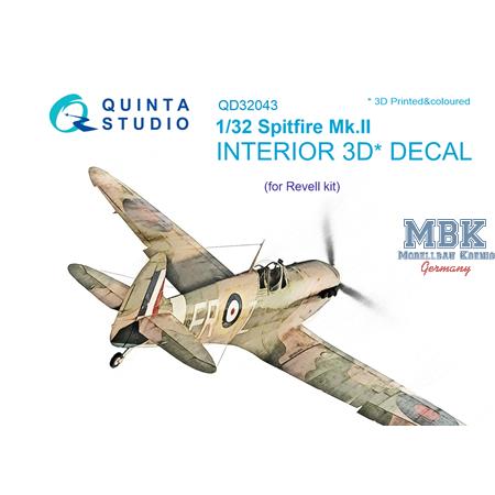 Spitfire Mk. II 3D-Printed & coloured Interior