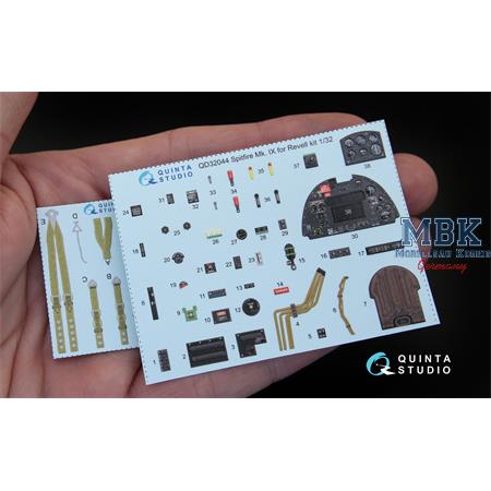 Spitfire Mk. IX 3D-Printed & coloured Interior