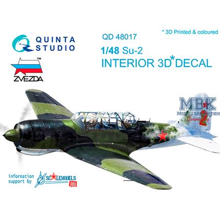 Su-2 3D-Printed & coloured Interior