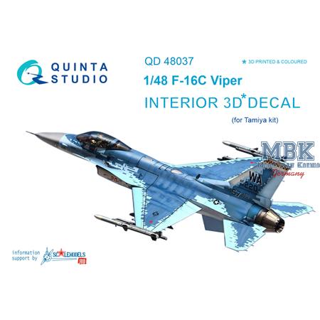 F-16C Viper  3D-Printed & coloured Interior