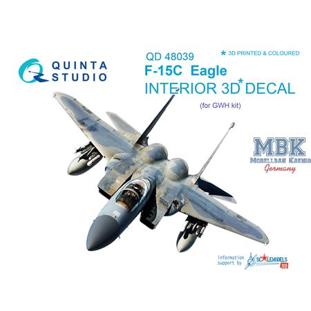 F-15C  3D-Printed & coloured Interior