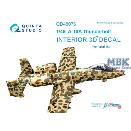 A-10A Thunderbolt  3D-Printed & coloured Interior