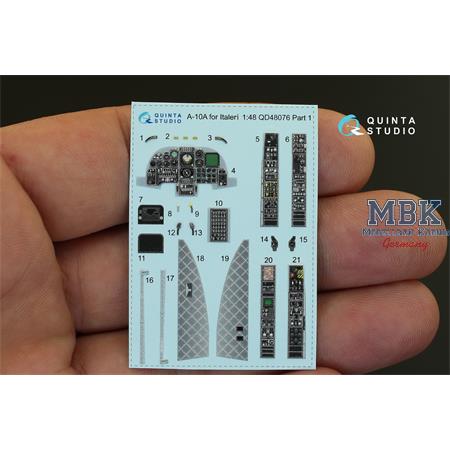 A-10A Thunderbolt  3D-Printed & coloured Interior