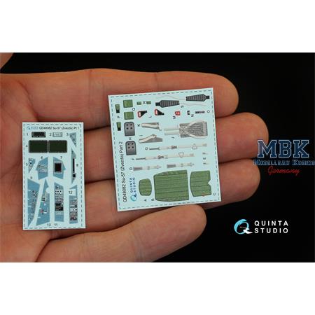 Su-57 3D-Printed & coloured Interior