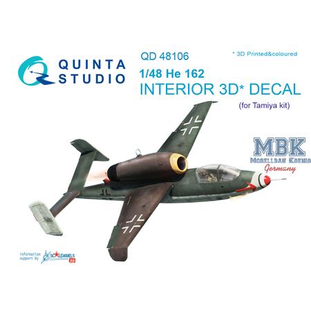 He-162  3D-Printed & coloured Interior