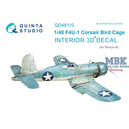 F4U-1 Corsair 3D-Printed & coloured Interior