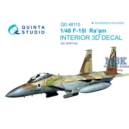 F-15I Ra'am  3D-Printed & coloured Interior