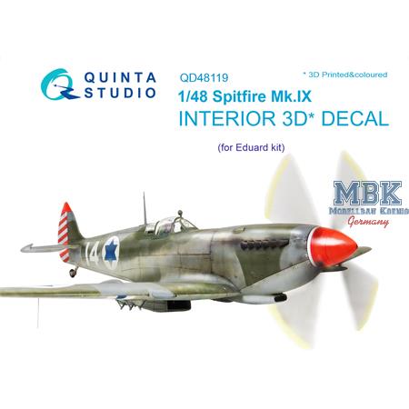 Spitfire Mk.IX 3D-Printed & coloured Interior